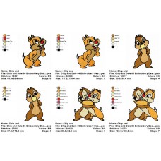 Package 3 Chip and Dale 02 Embroidery Designs